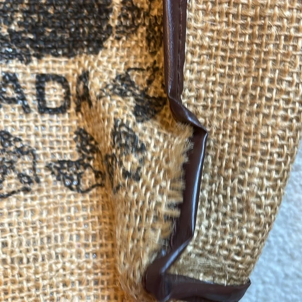 Ponderosa Ranch Lake Tahoe, Nevada burlap tote bag